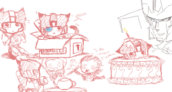 guro-boy:  little percy cats aal drew and then i drew drift pokin one lol 