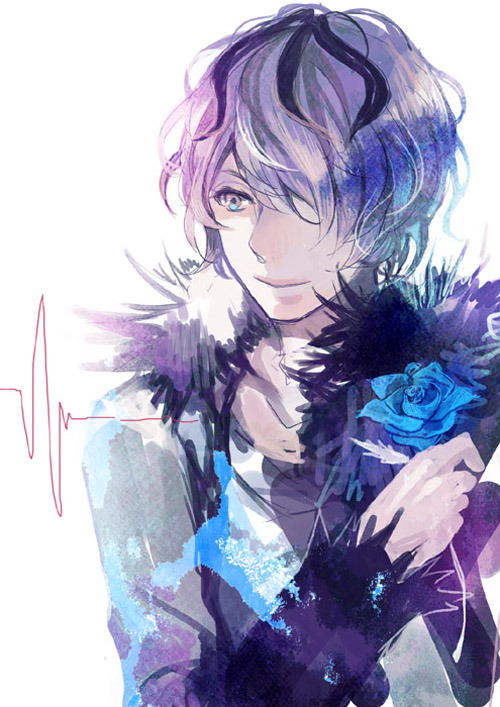 welcometowonderland:  青い薔薇の花言葉 by 入口出口 