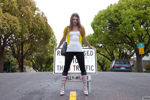 Shelby Dompnier In Gasoline Boots - 20 pics adult photos