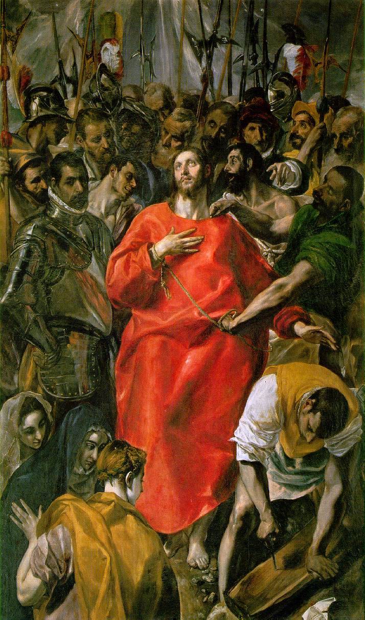 El Greco (1541 1614), la Spoliazione (1577 79), olio su tela
