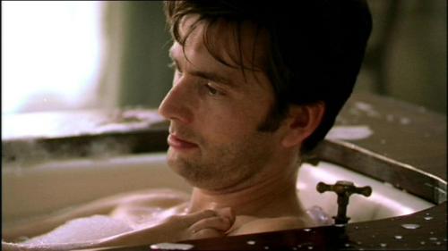 David Tennant of Dr Who, Harry Potter and the Goblet of Fire and Fright Night. In a bathtub.