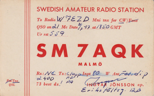 QSL Cards Confirm Either A Two-way Radiocommunication Between Two Amateur Radio Stations Or A One-way