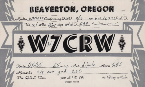 QSL Cards Confirm Either A Two-way Radiocommunication Between Two Amateur Radio Stations Or A One-way