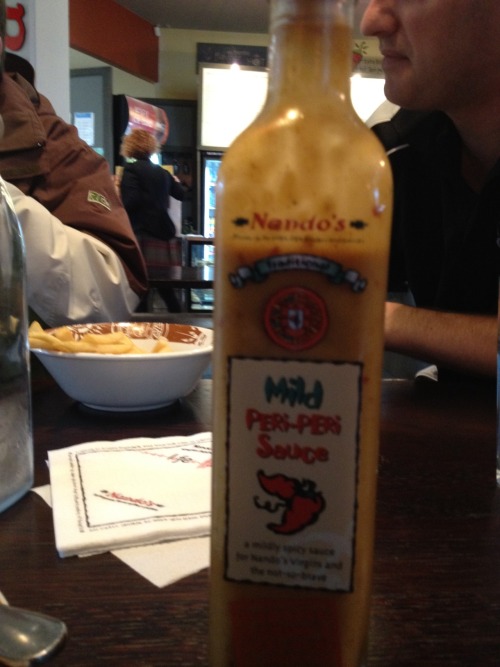 I went out to Nando&rsquo;s for lunch on Friday.  I&rsquo;d heard great things about the restaurant 