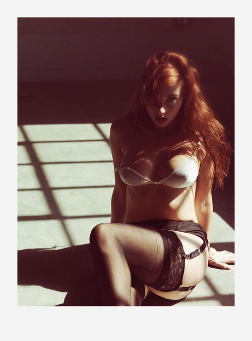 Porn photo Sexy lingerie redhead.