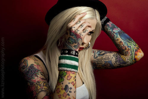 Tattoos and sex.