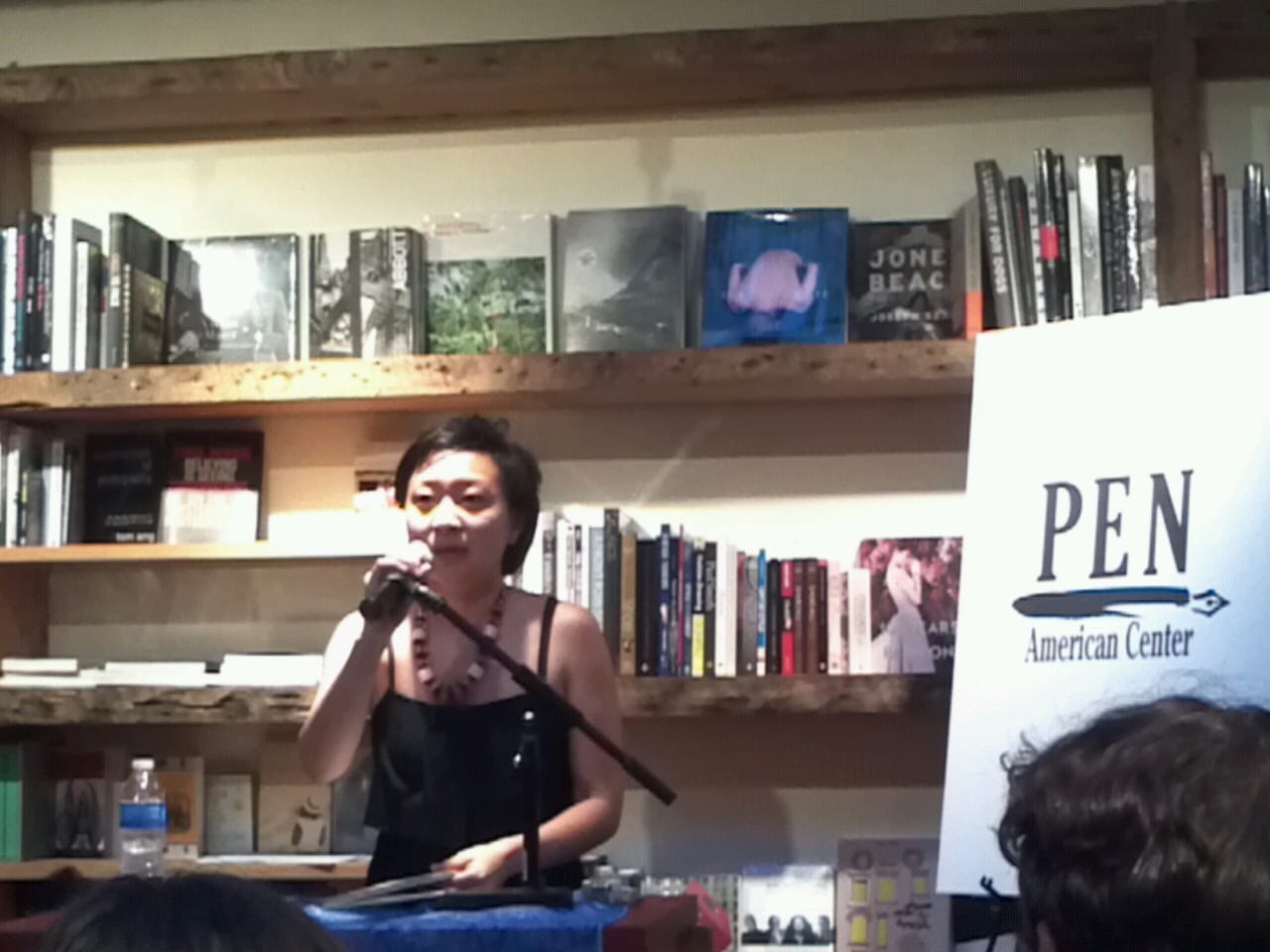 penlive:
“ Cathy Park Hong reads at Bookcourt during the Brooklyn Litcrawl. Hong was an impressive performer at the height of her craft.
”