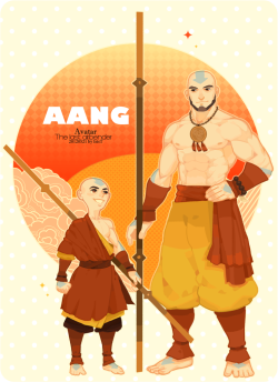polapaz321:  Young Aang and old Aang 