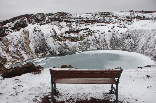 Bench to think on. Iceland.