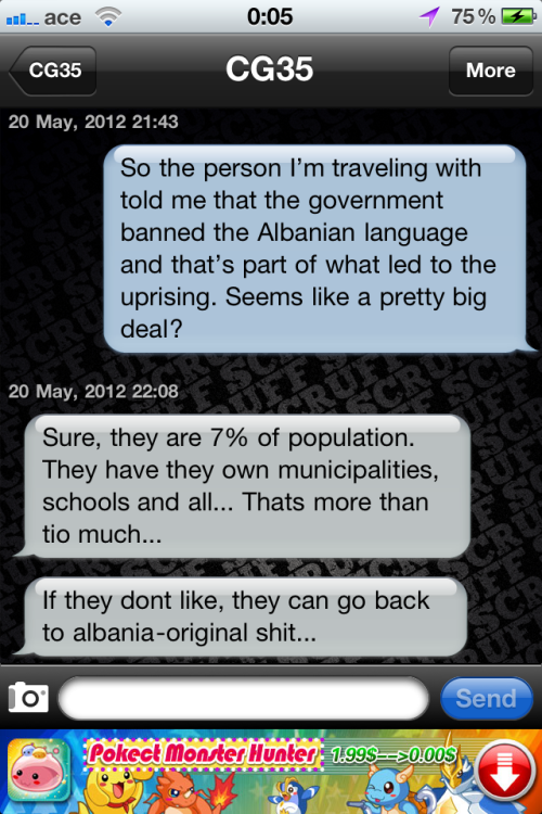 If you ever see that torsal carpet oot and aboot, know it belongs to the aforementioned Albanian-hat