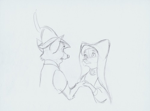 Robin Hood And Lady Marian Animation Rough