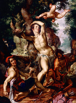 earthoscope:  Joachim Wtewael - The Martyrdom of Saint Sebastian 