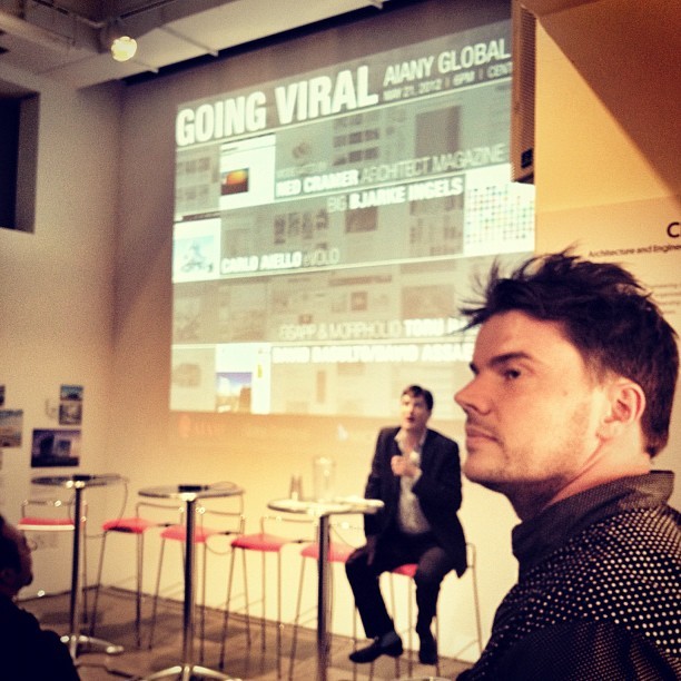 About to “Go Viral” at the CenterForArchitecture with @BjarkeIngels #newyork #architecture #archdaily (Taken with Instagram at Center for Architecture)