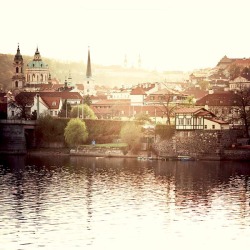  | ♕ |  Prague Spring - Vltava River Bank  | By ©.Natasha. | Via Ysvoice 