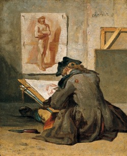 Stilllifequickheart:  Jean Siméon Chardin (French, 1699-1779) Young Student Drawing