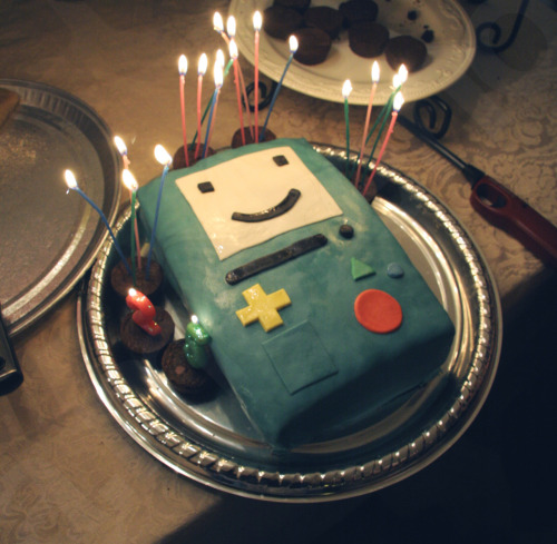 Made my sister a BMO cake for her 25th! :)