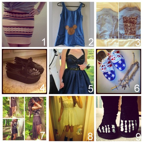 DIY Fashion by Creative DIY People on Tumblr Part THREE (for better photos go to the linked Tumblr B