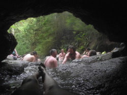 bandi13:  View from the source cave at Cougar (Terwilliger) Hot Springs - east of Eugene, OR. 