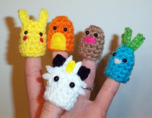 gottacatchemall:[Pokemon Finger Puppets]