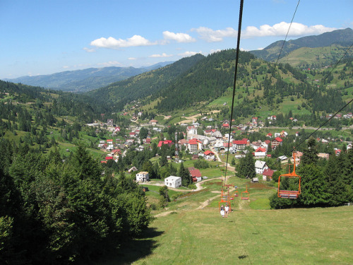 Borsa Ski Resort in Rodna Mountains, Maramures, Romania (my photo).