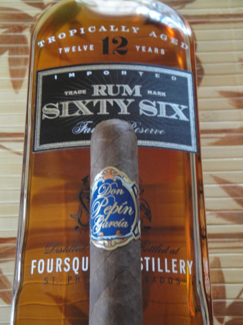 Don Pepin Garcia…blue label…“Mr. Reliable”…and 12 year old Barbados