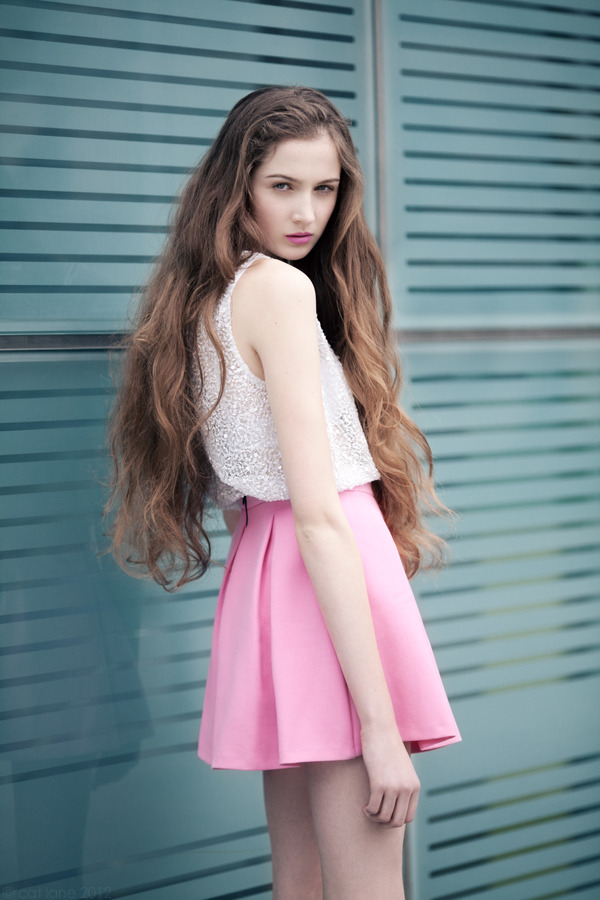 Her hair.