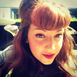 leimailemaow:  Sunbathing with my cement III’s sticking out my head :P    wish i was the sun right now