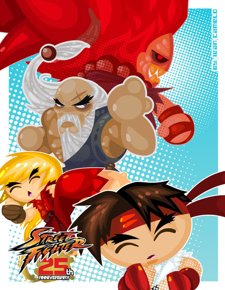 xombiedirge:  Street Fighter 25th Anniversary by Ivan Camelo 