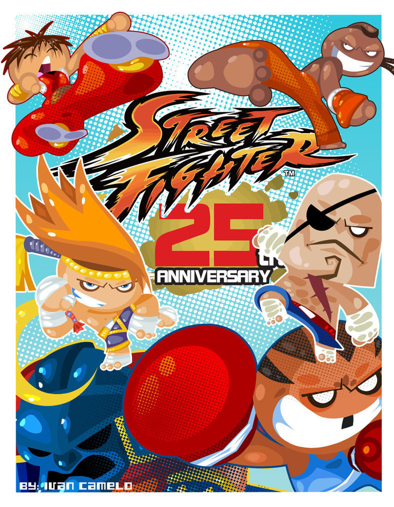 xombiedirge:  Street Fighter 25th Anniversary by Ivan Camelo 