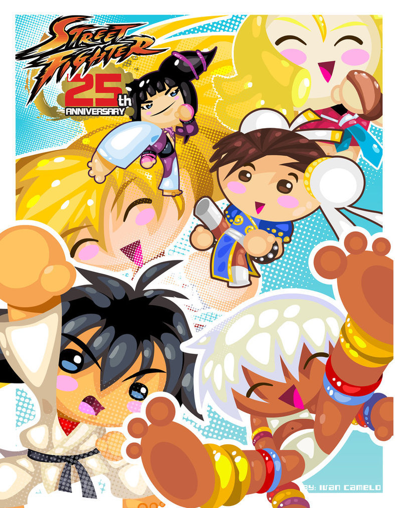 xombiedirge:  Street Fighter 25th Anniversary by Ivan Camelo 