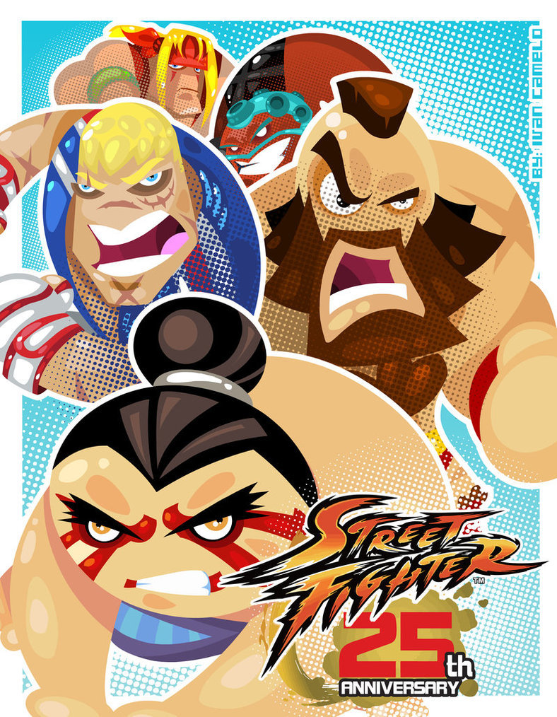 xombiedirge:  Street Fighter 25th Anniversary by Ivan Camelo 