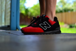 sweetsoles:  New Balance 574 ID (by mackdre775) 