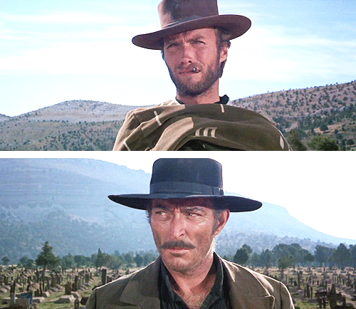 Eli Wallach, Clint Eastwood, Lee Van CleefMy favoritest movie of all time.