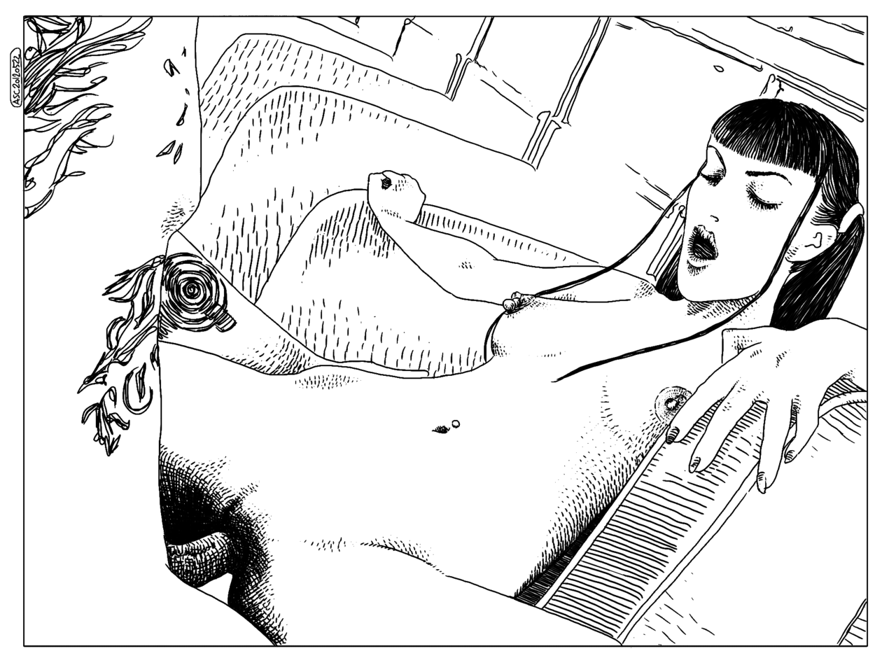 apolloniasaintclair:  Apollonia Saintclair 135 - 20120522 Le lévrier (The greyhound)