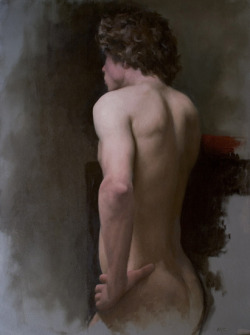 gaybreal56:  mrsramseysshawl:  Martinho Isidro Correia (b on the bare Canadian prairie, in the shadow of the Rocky Mountains, works at Angel Academy in Florence)   Beautiful   Male   Nude   Artwork  !