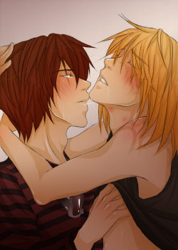 yaoi4nerds:  Matt x Mello from Death Note