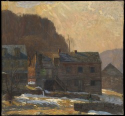 peira:  Daniel Garber:  Zeke’s House (1927) via The Metropolitan Museum of Art 