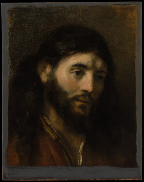 historyofbaroqueart: Head of Christ by Rembrandt