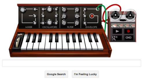 Today’s Google Doodle Robert Moog (1934 – 2005)Google latest doodle honours the inventor of th