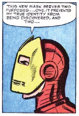 readingironman:  Tony: This new mask serves two purposes…one, it prevents my true