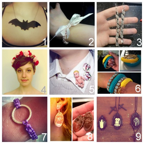 DIY Jewelry by Creative DIY People on Tumblr PART THREE (as usual, for better full sized photos go t