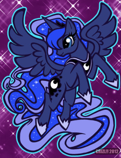 crizltron:  Princess Luna - My Little Pony