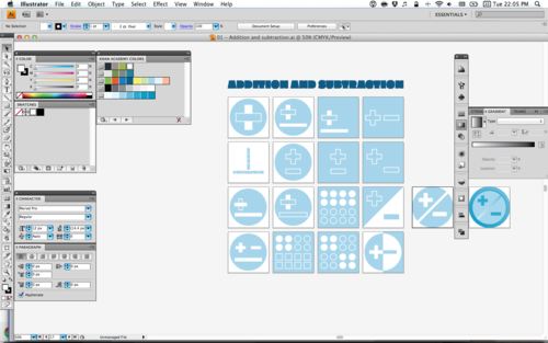an image of an adobe illustrator artboard which the author secretly shouts 'CS4EVA!!!' upon witnessing