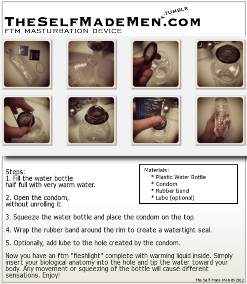 transturbators:  Homemade FTM Masturbation Device