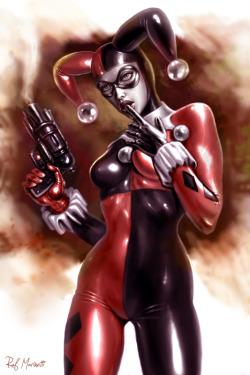 gunslinger:  Harley Quinn by Raffaele Marinetti 