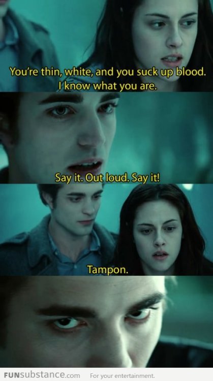 funsubstancecom:  You are a tampon More funny pics at FunSubstance.com and the Facebook Page