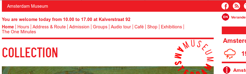 littlebigdetails:
“Amsterdam Museum shows today’s opening times at the top of each page.
/via ifrik
”
Astuce Ux du jour : pensez à indiquer les horaires d'ouverture in situ.
On aurait pu aller plus loin en disant : “votre musée est actuellement...