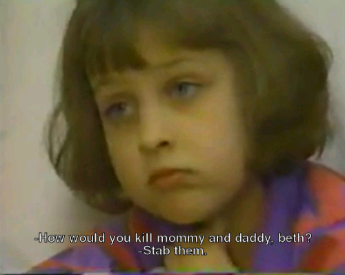 samwise-the-great:  Beth was a victim of childhood sexual abuse until she was approximately 19 months old. Her mother died when she was one year old and she and her infant brother Jonathan were left at the mercy of their sadistic father. Beth describes