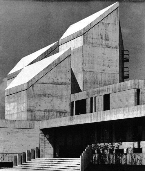 fuckyeahbrutalism: Religious Center and Publishing House, Munich, Germany, 1959-66 (Paul Schneider-E