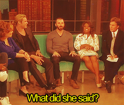 mrscevans:   “Did you told her (mother), the first time you lost your virginity?”